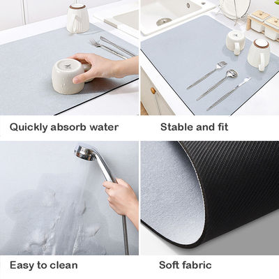Kitchen Counter Mats Super Absorbent Diatomite Earth for Table Decoration Accessories
