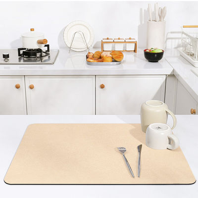 Super Absorbent Water Pad Tableware Mat for Kitchen Draining in Southwestern Design