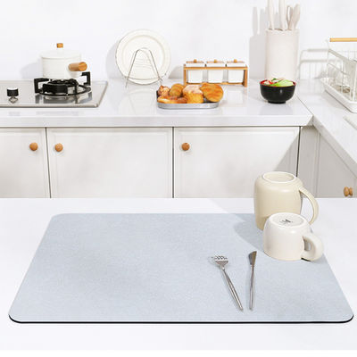 Super Absorbent Water Pad Tableware Mat for Kitchen Draining in Southwestern Design