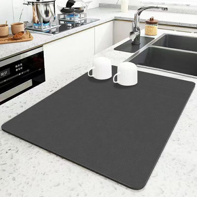 30*40cm Heat Resistant Customized Logo Acceptable Kitchen Countertop Dish Drying Pad