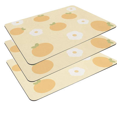 Kitchen Absorbent Mat for Dustproof and Mould Proof Function in Custom Rectangle Shape