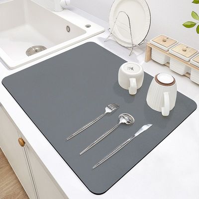 Easy Clean Heat-Resistant Dish Drying Mats Sustainable Solution for Kitchen Tableware