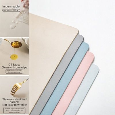 Customizable Southwestern Design Style Diatomite Dish Drying Mat for Kitchen Counter