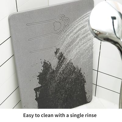 Quick Drying Diatomaceous Earth Shower Mat Modern Design for Super Absorbent Bathroom