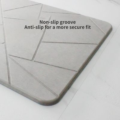 Quick Drying Diatomaceous Earth Shower Mat Modern Design for Super Absorbent Bathroom