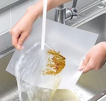 Non-slip Flat Dots Pattern Padded Fridge Mat for Transparent Kitchen Accessories