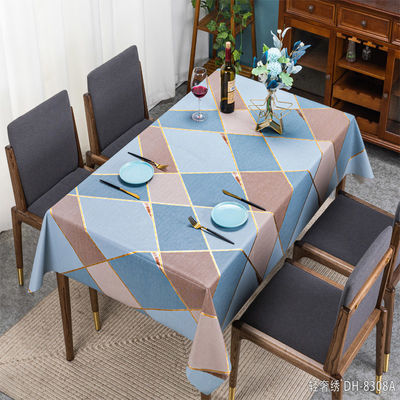 Rectangle Oilproof PVC Plastic Folding Tablecloth for Wedding Party Table Cover Roll
