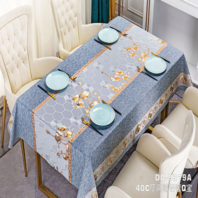 Modern Style Custom Waterproof Non-Slip Pvc Table Cover for Party at Home Restaurant